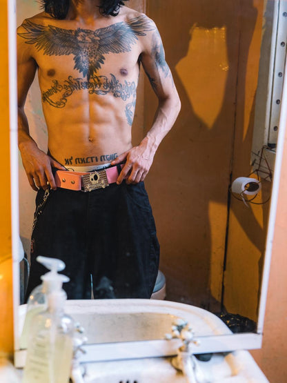 CINTURON HEBILLA LOGO