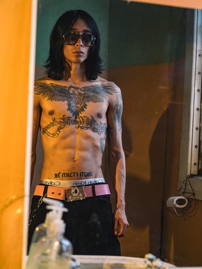 CINTURON HEBILLA LOGO