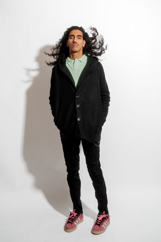 COAT NEGRO POLAR