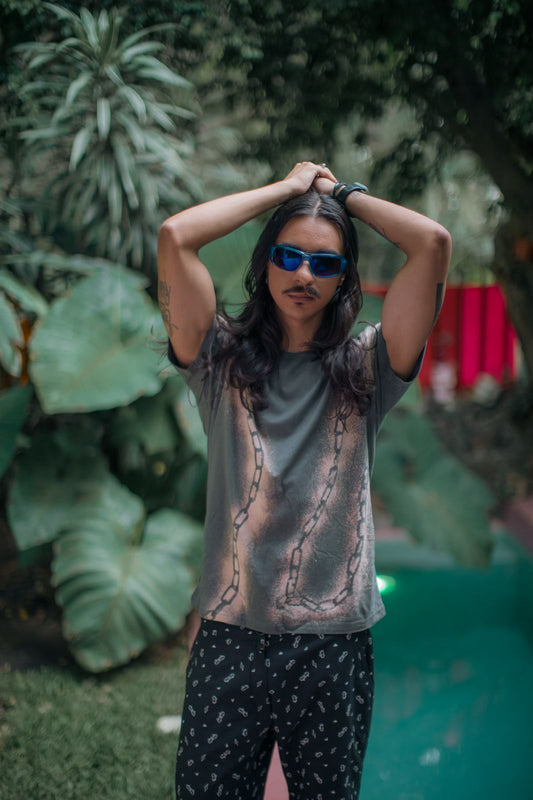 TSHIRT CADENAS GRIS