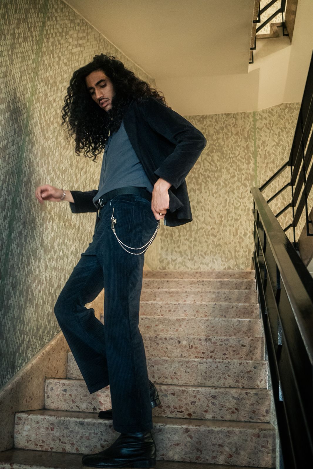 PANTALON PANA ACAMPANADO