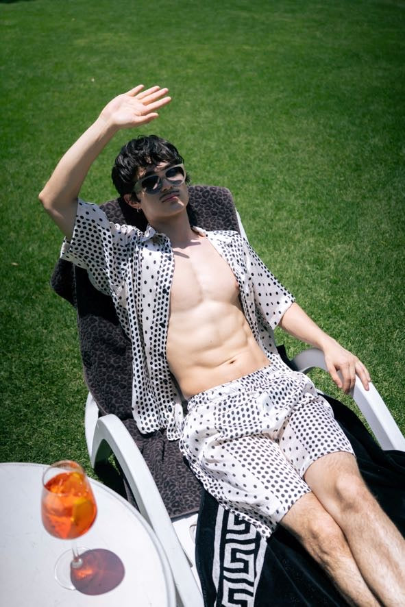 .POLKA DOTS SET BLANCO